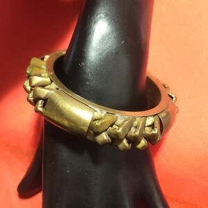 Solid Brass Vintage Bangle Bracelet